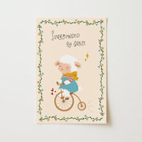 Cute Lamb Baby Room Decor, Christian Nursery Decor