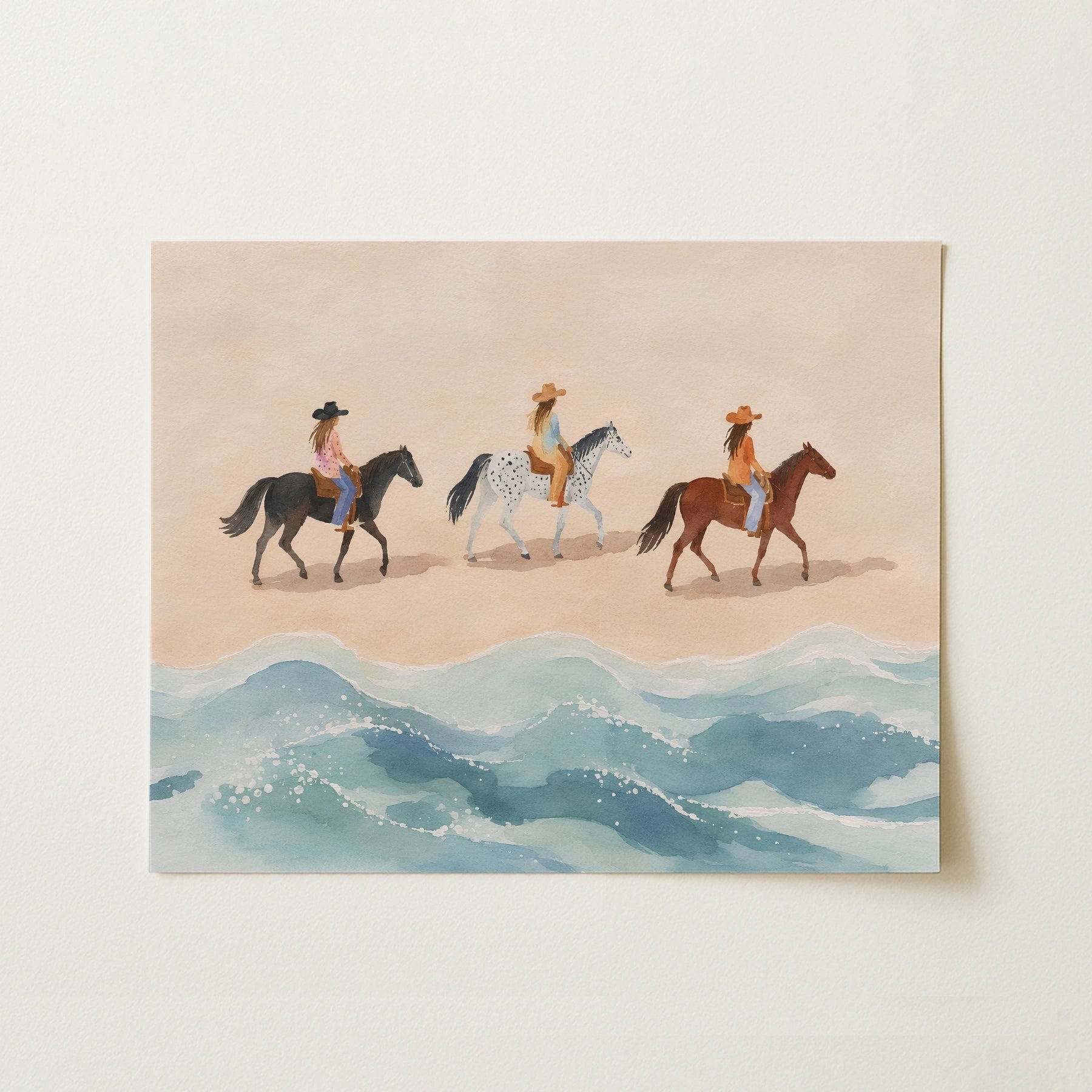 Coastal Cowgirl Duo Print