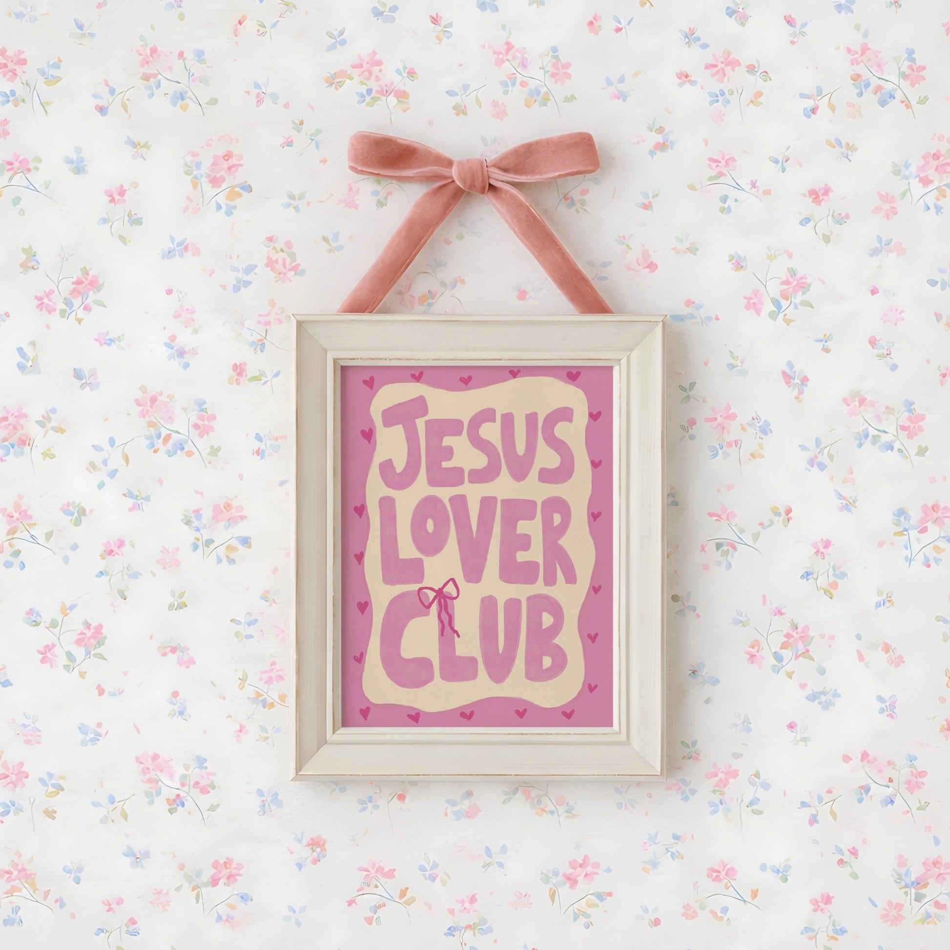 Club des amoureux de Jésus - Art mural chrétien