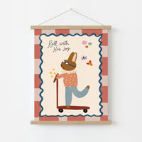 Playful Religious Nursery Print