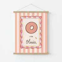 Personalized Nursery Name Wall Print