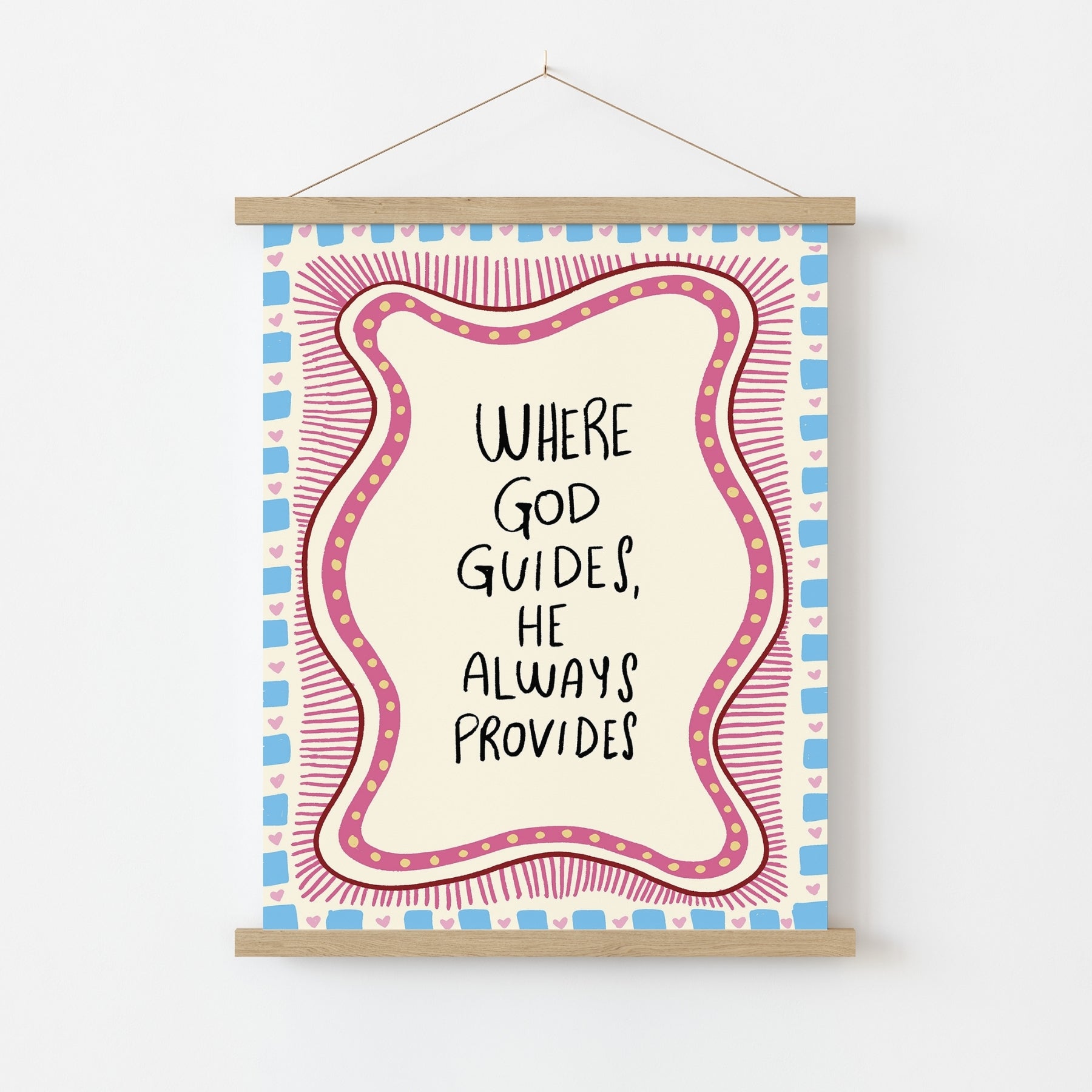 Feminine Christian Wall Art, Christian Wall Decor