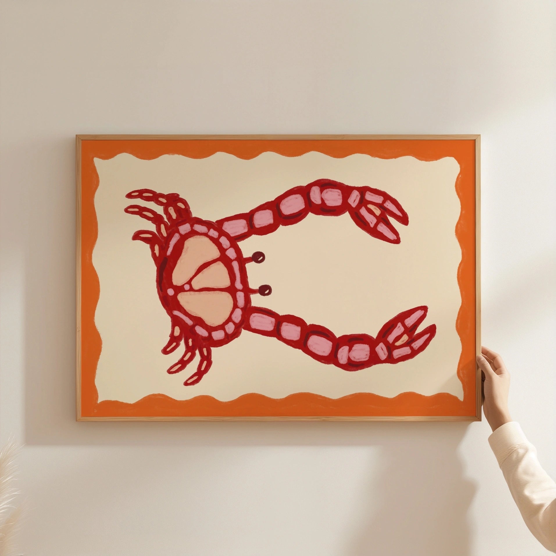 Affiche murale Crabe rouge