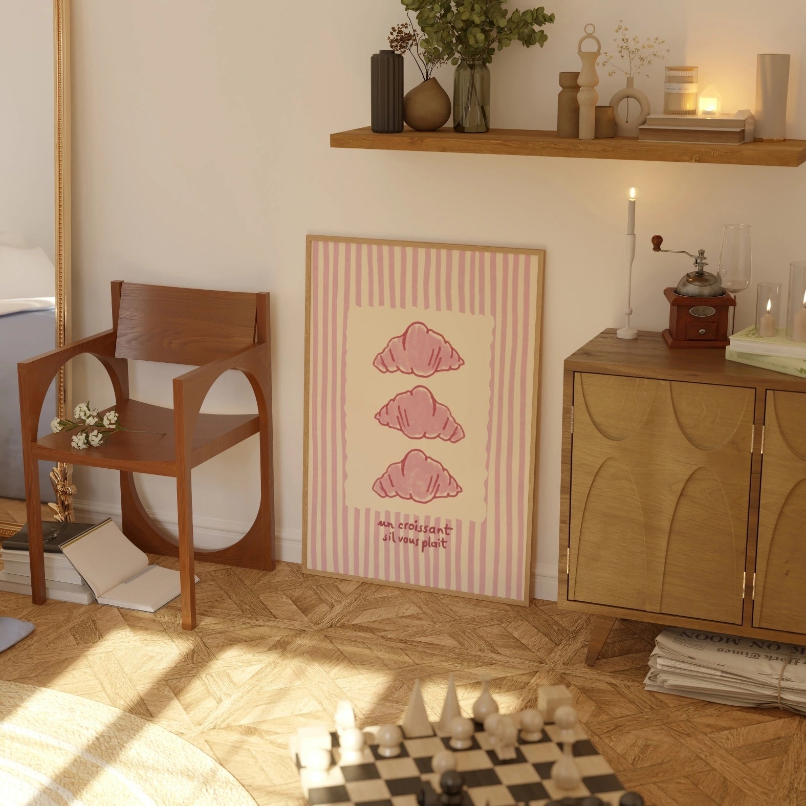Decorazioni Poster Caffè Francese, Decorazioni Murali Cucina