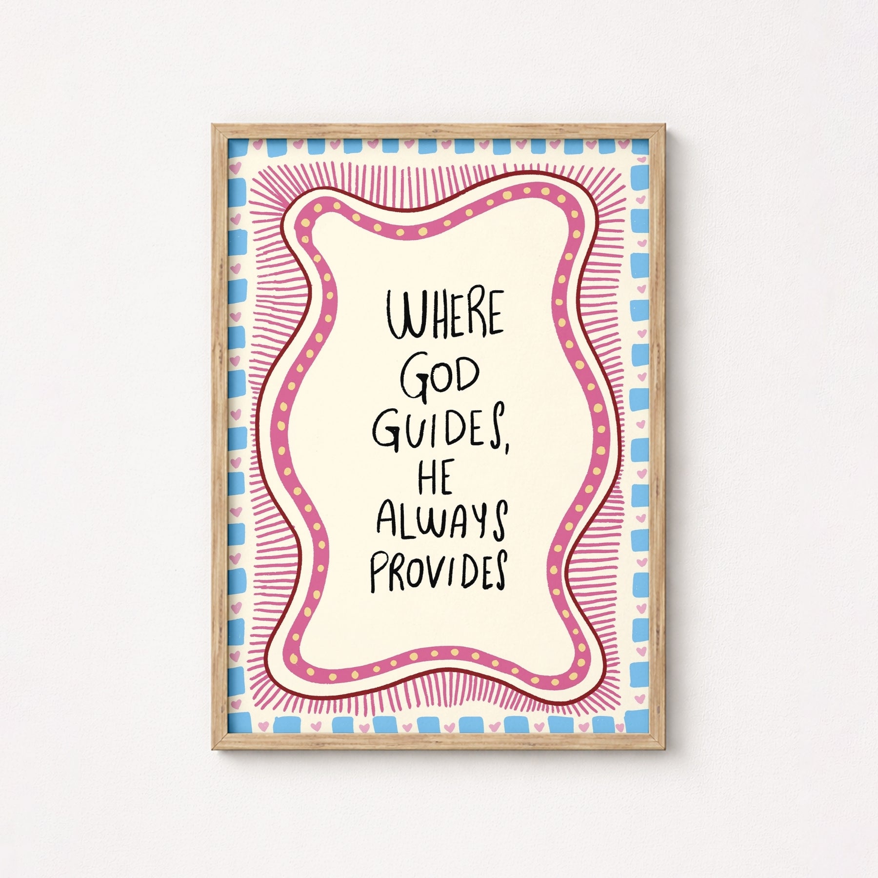 Feminine Christian Wall Art, Christian Wall Decor