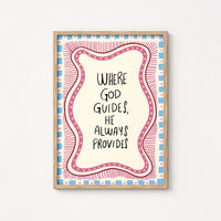 Feminine Christian Wall Art, Christian Wall Decor
