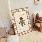 Cute Nursery Bear – Nursery & kids wall art
