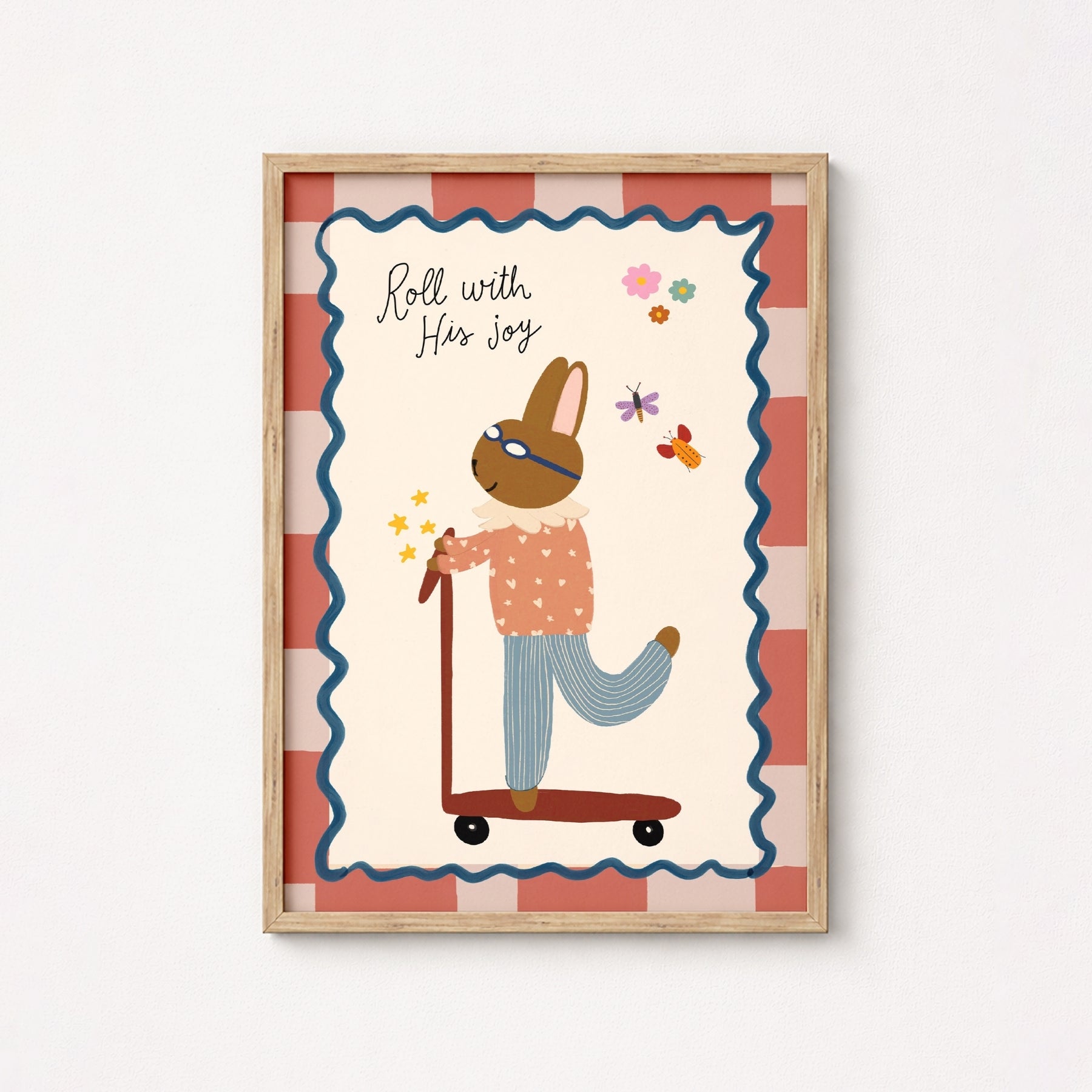 Playful Religious Nursery Print