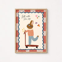 Playful Religious Nursery Print
