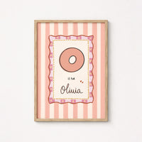 Personalized Nursery Name Wall Print