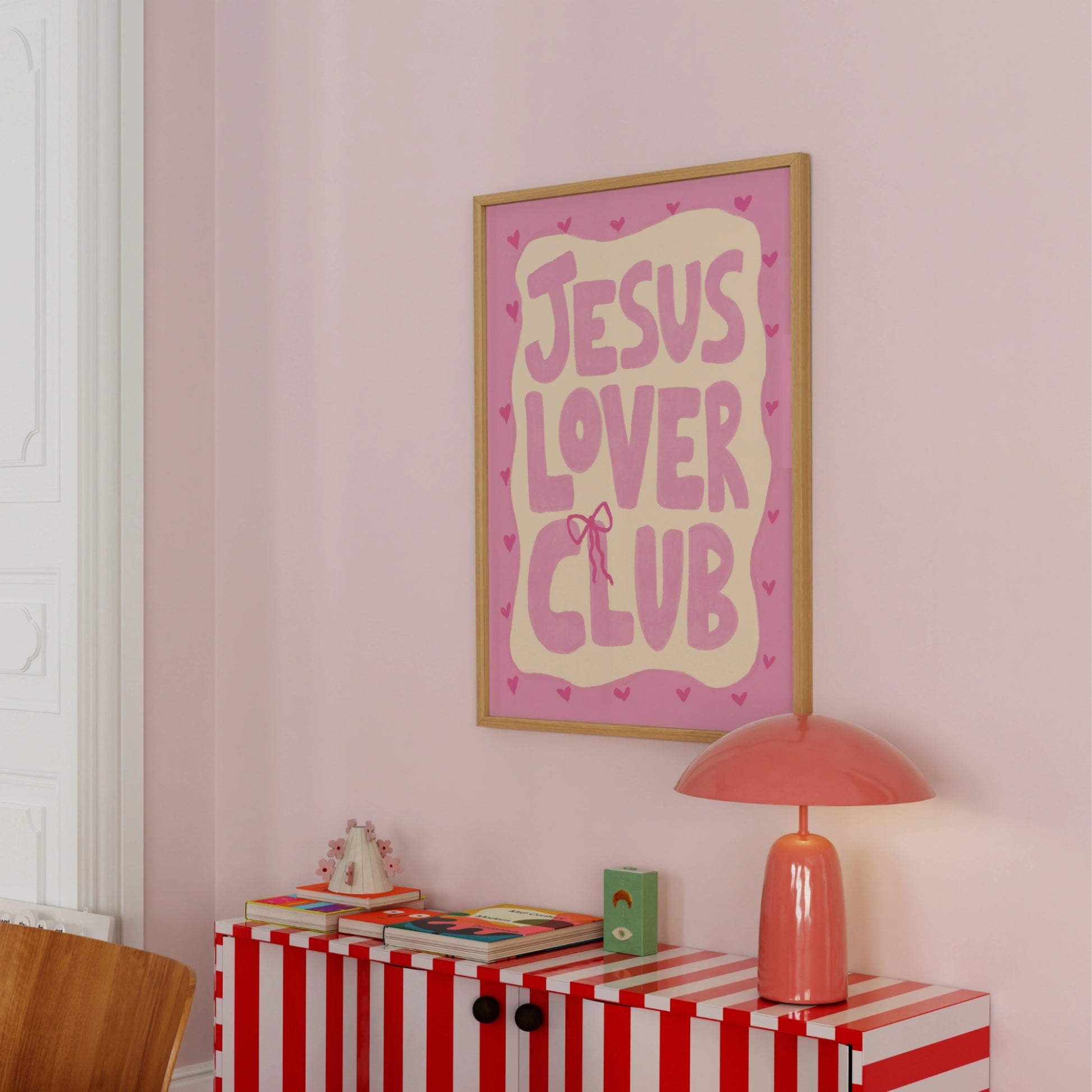 Club des amoureux de Jésus - Art mural chrétien