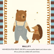 Christian Nursery – Vol. 1 Set di stampe da parete – 16 illustrazioni stampabili
