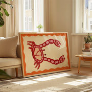 Red Crab - Poster costiero
