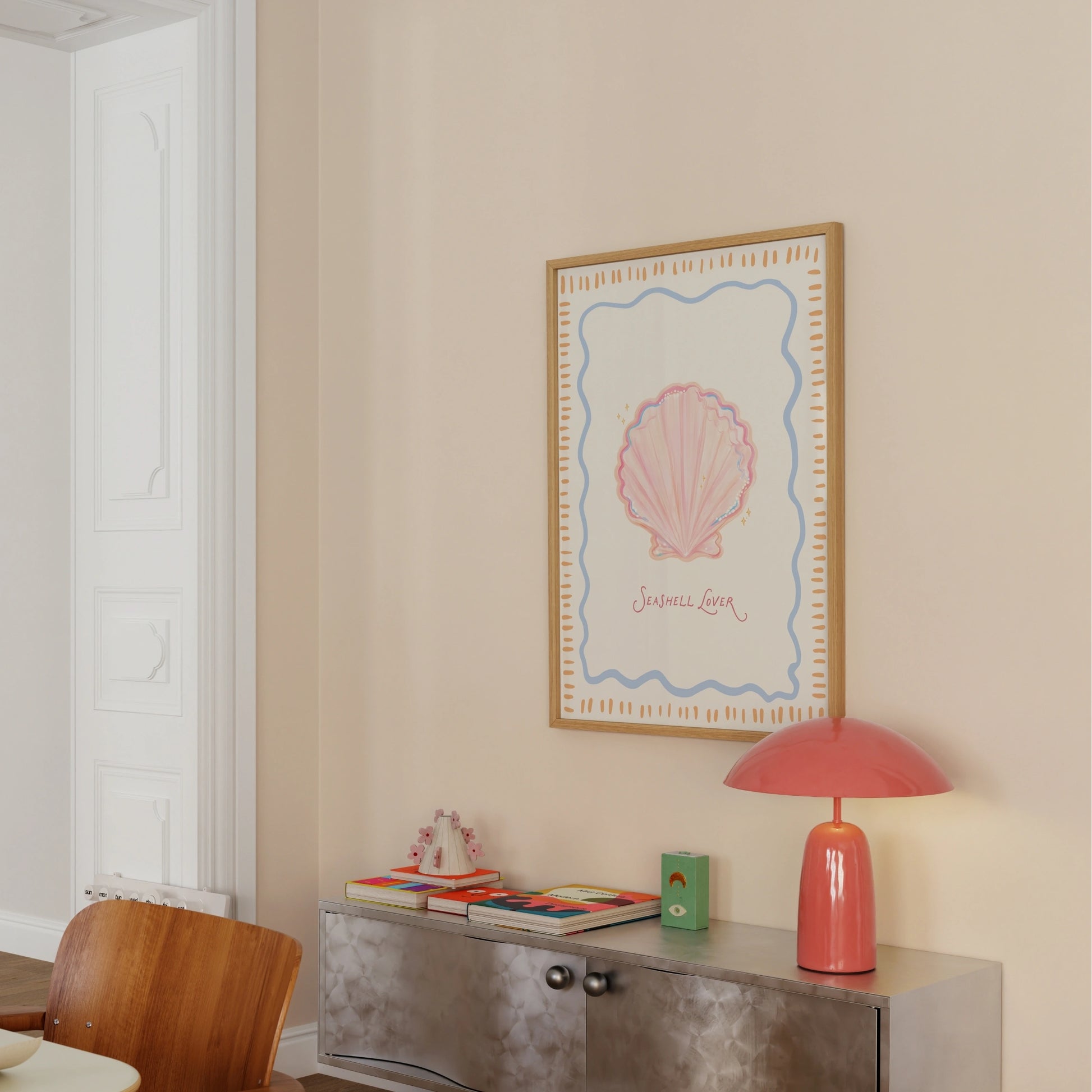 Coastal Shell Print, Coastal Wall Decor