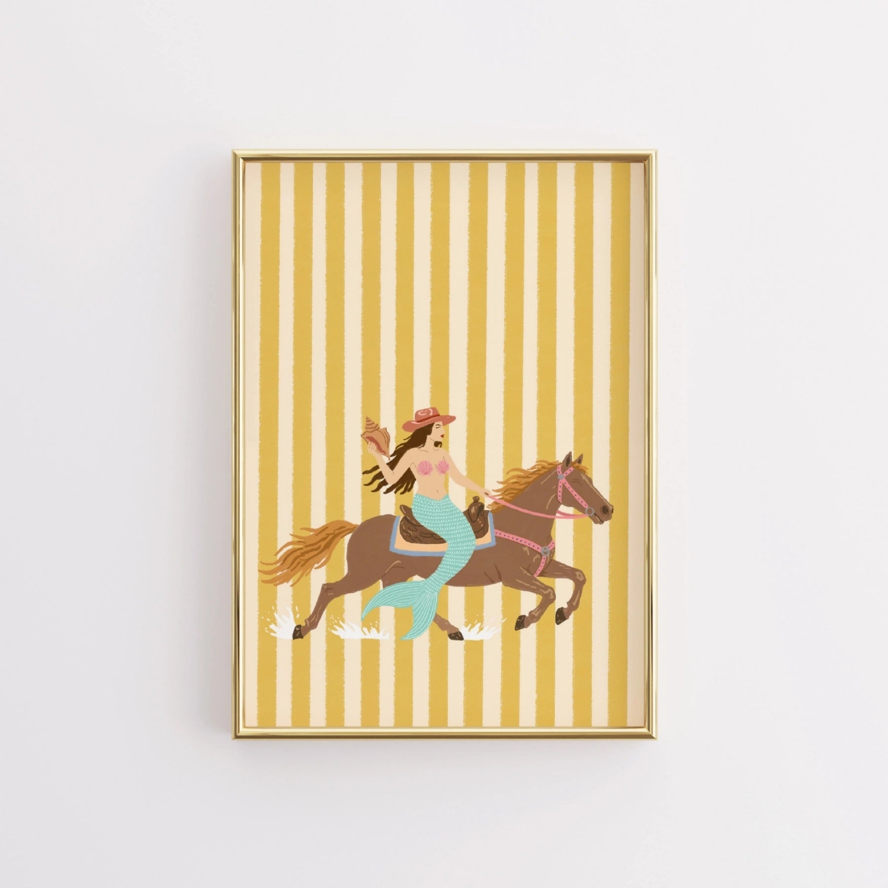 Ocean Cowgirl Art