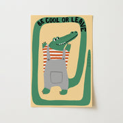 Funny Crocodile Kids – Nursery & kids wall art