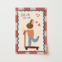 Playful Religious Nursery Print