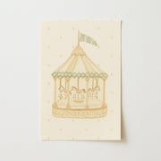 Vintage Carousel – Nursery & kids wall art