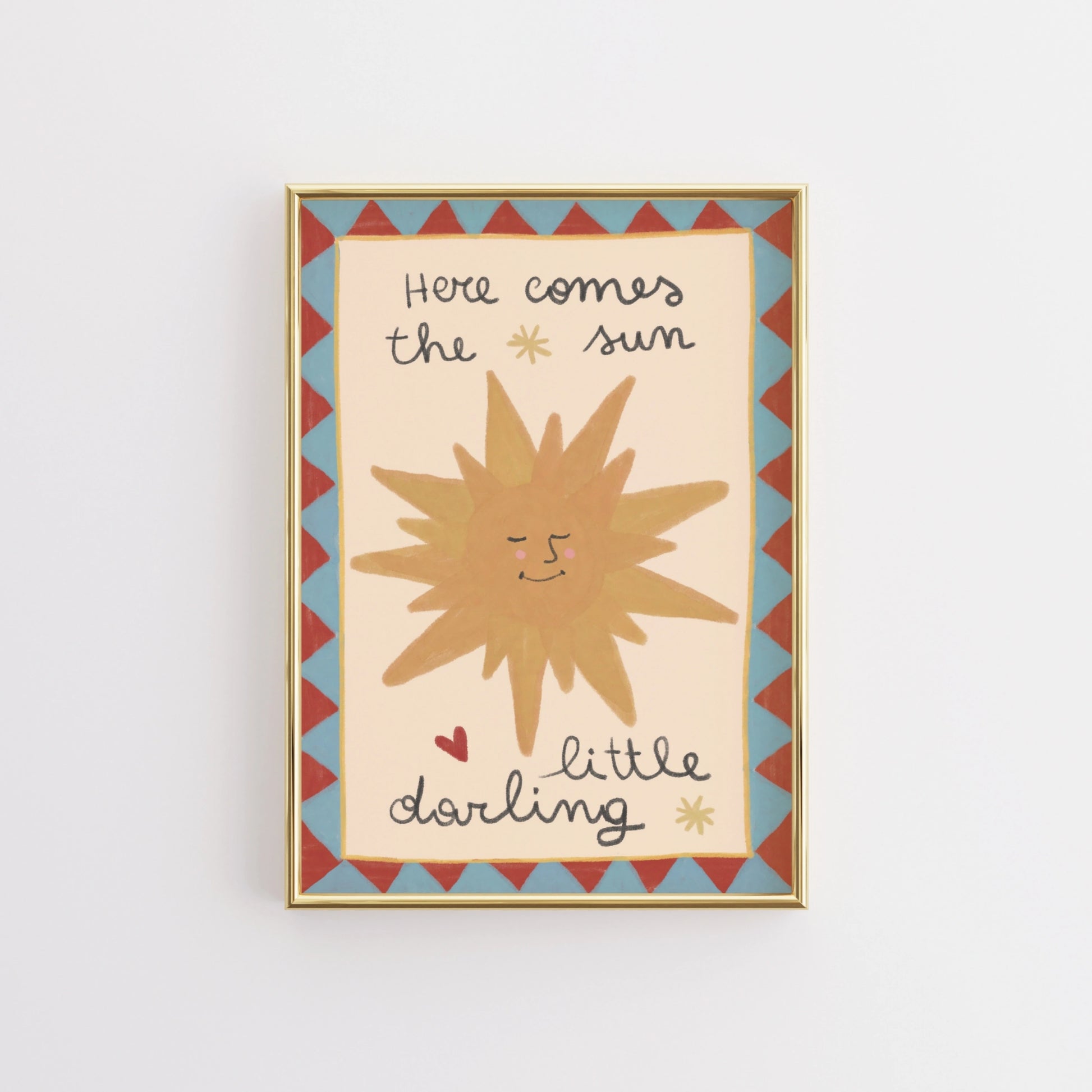 Impression pour chambre d'enfant : chiot et chaton – Décoration murale animalière mignonne pour enfants