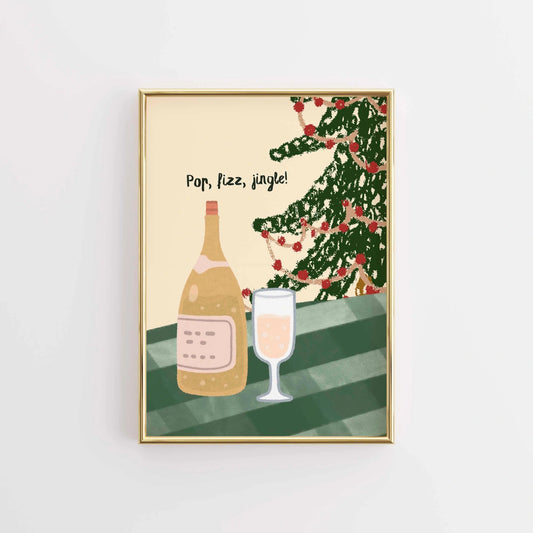 Pop Fizz Jingle Christmas Poster
