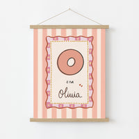 Personalized Nursery Name Wall - Affiche personnalisée