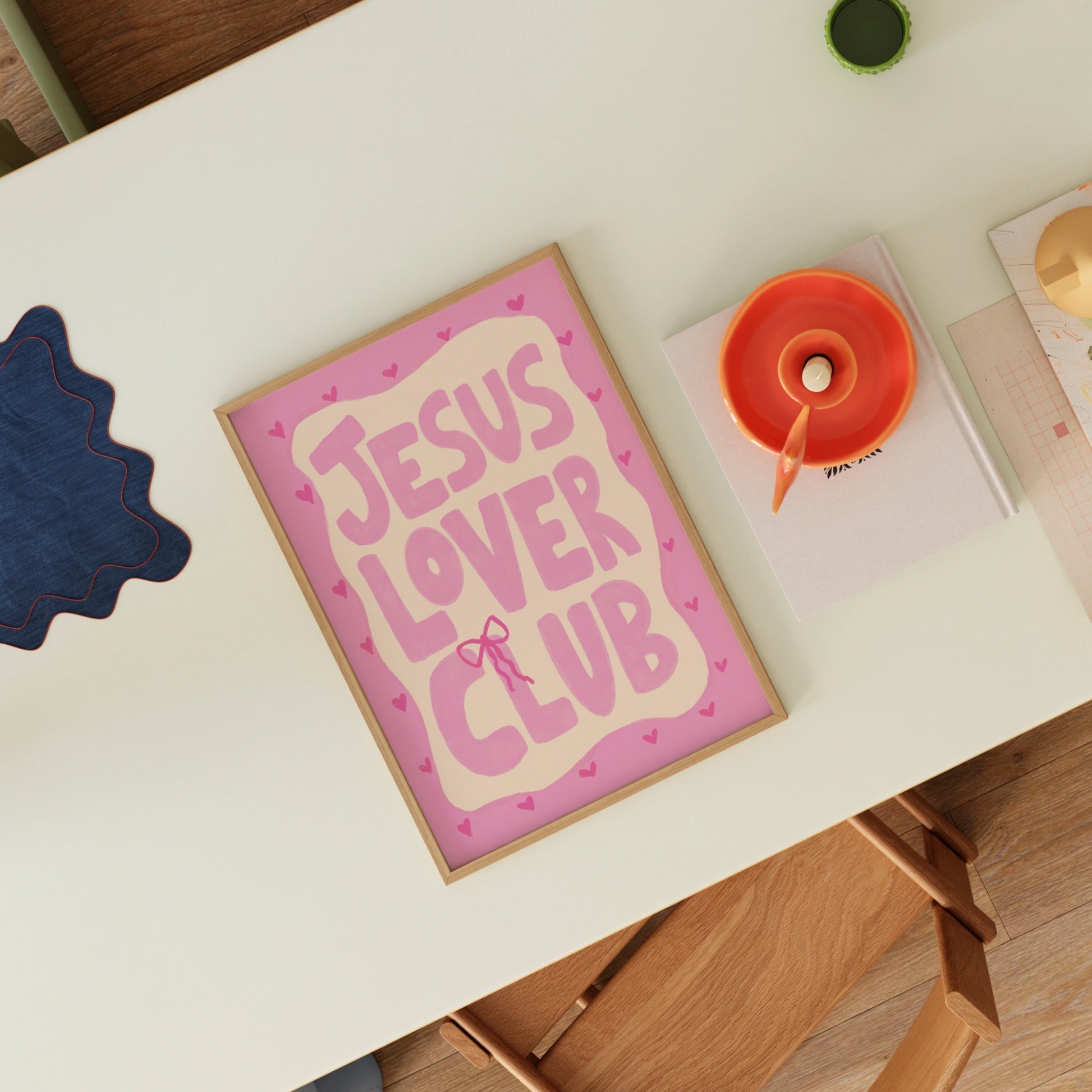 Club des amoureux de Jésus - Art mural chrétien