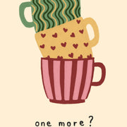 Colorful Retro Cup – Arte de pared para cocina