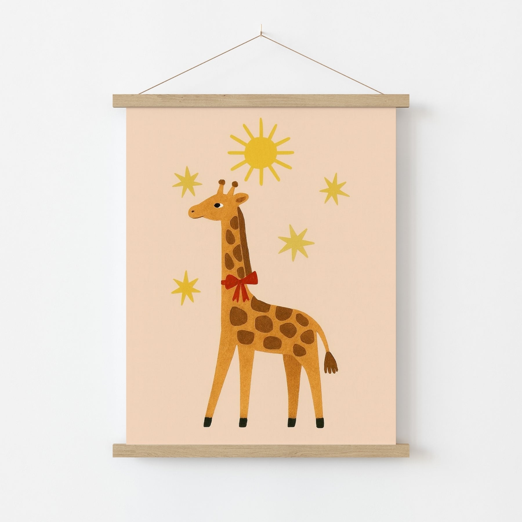 Impression de chambre d'enfant Girafe