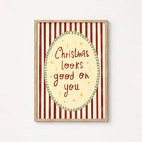 Christmas Looks Good on You – Póster de Navidad