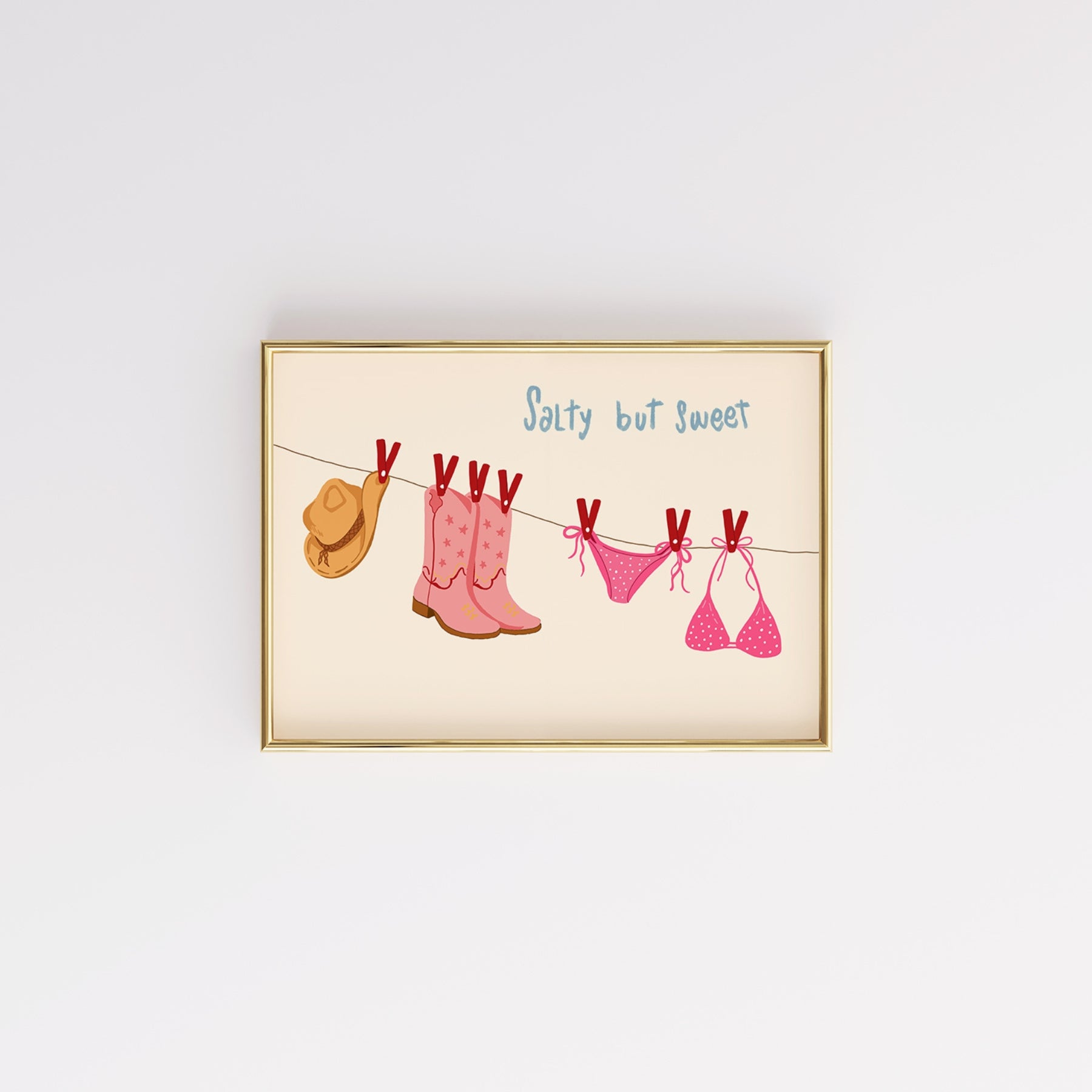 Cowgirl kystsommerdekor