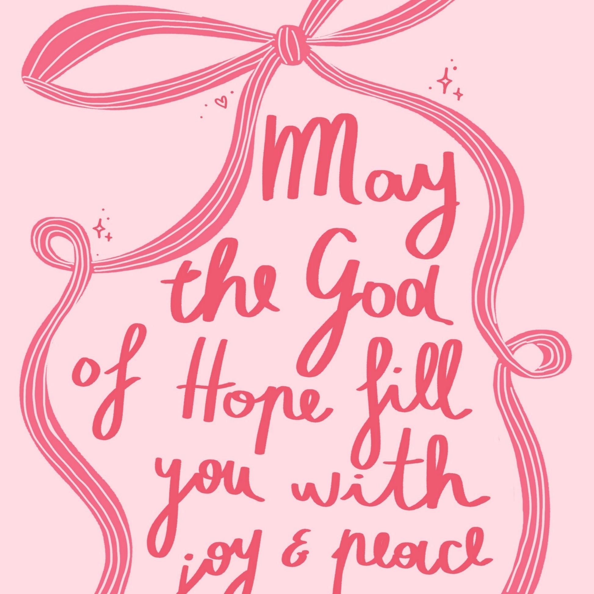 Décoration Pink Faith