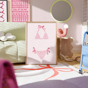 Pink Bikini - Poster costiero