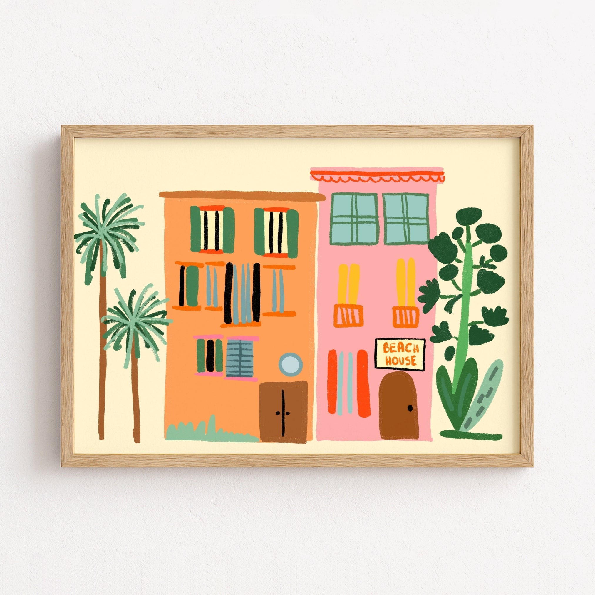 Beach House - Poster costiero