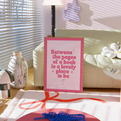 Between the Pages – Lovely Bookish Print