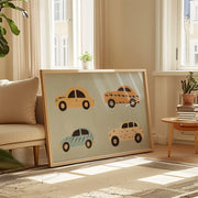 Colorful Cars – Nursery & kids wall art