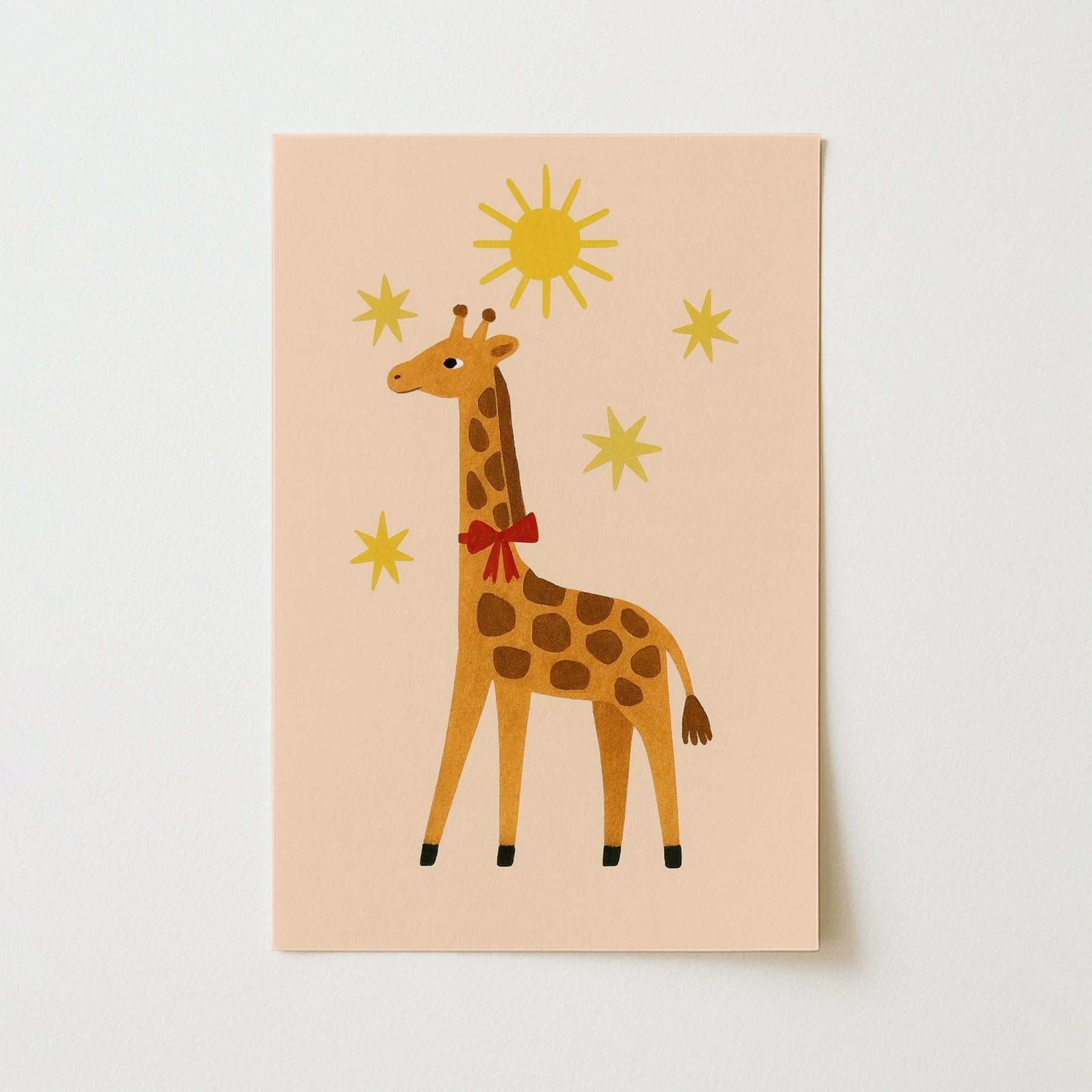 Impression de chambre d'enfant Girafe