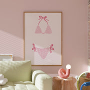 Pink Bikini - Poster costiero