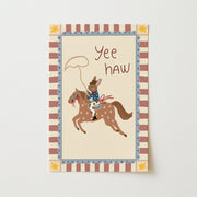 Cowboy Yee Haw – Nursery & kids wall art