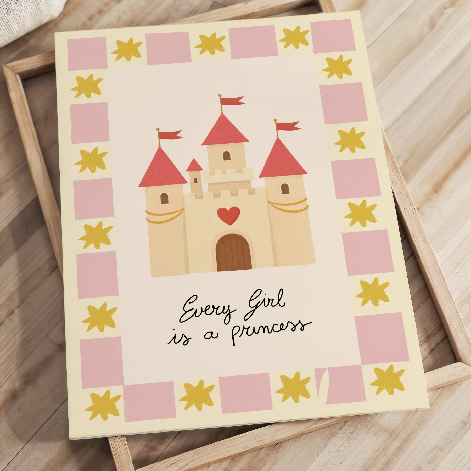 Fairytale Castle Canvas Wall Art