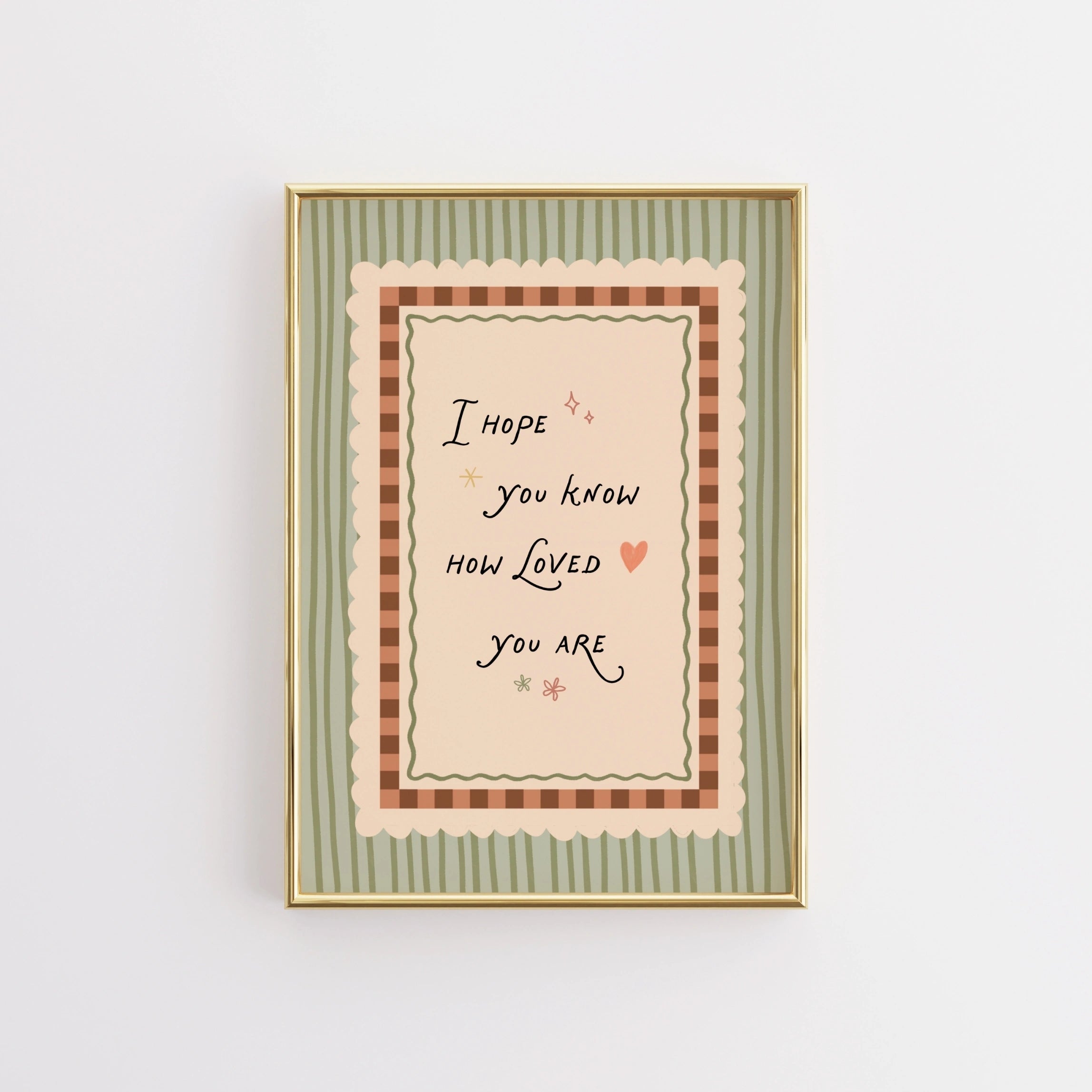 Stampa con citazione vintage per cameretta
