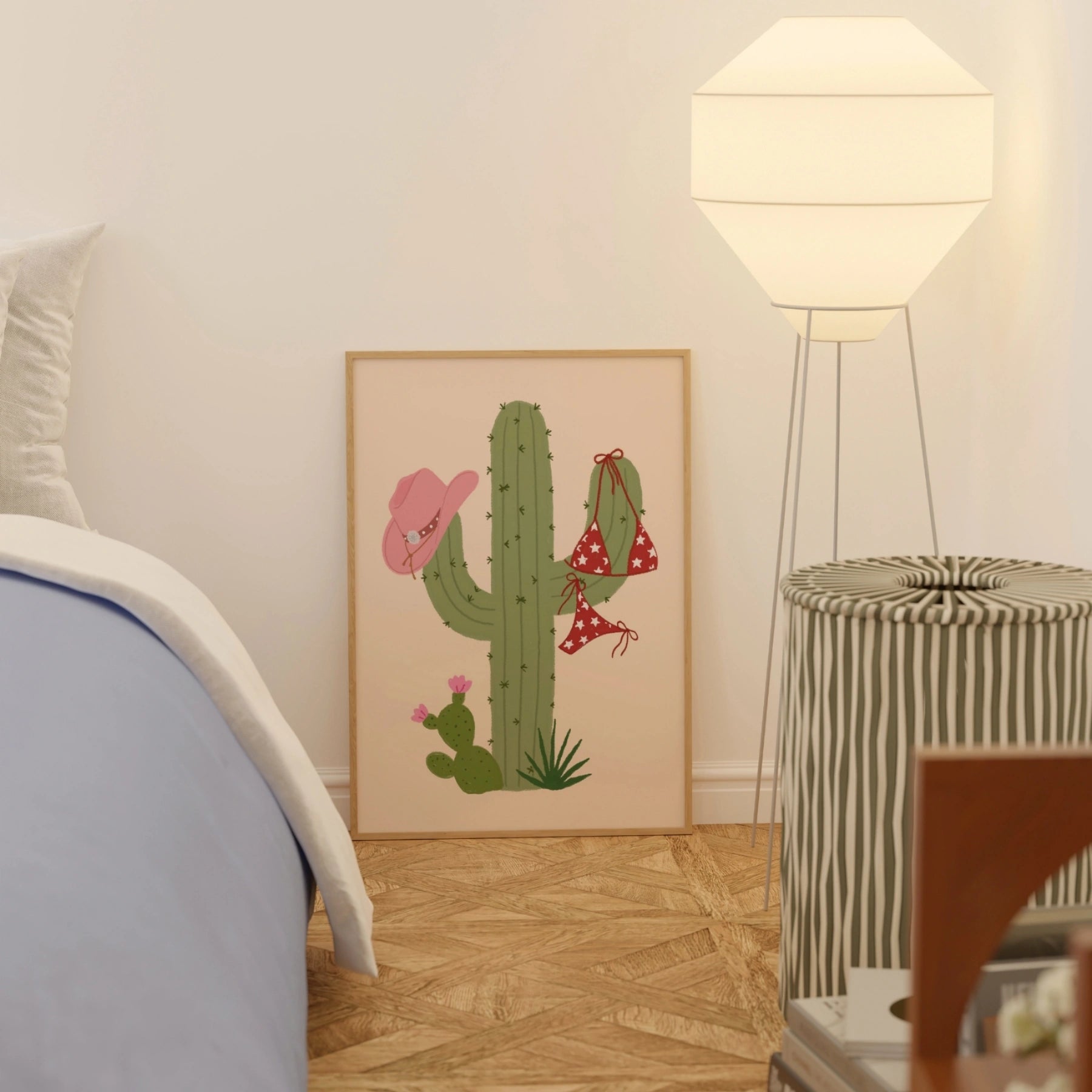 Cowgirl Cactus Wall Art