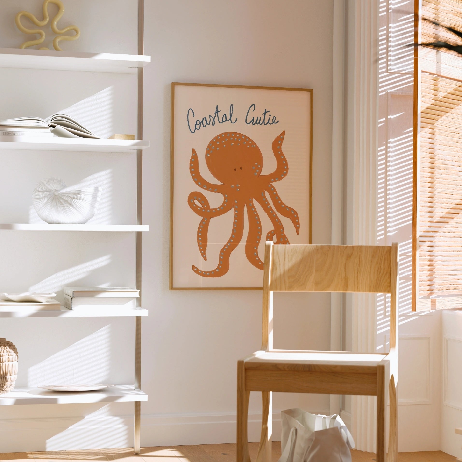 Affiche murale pieuvre