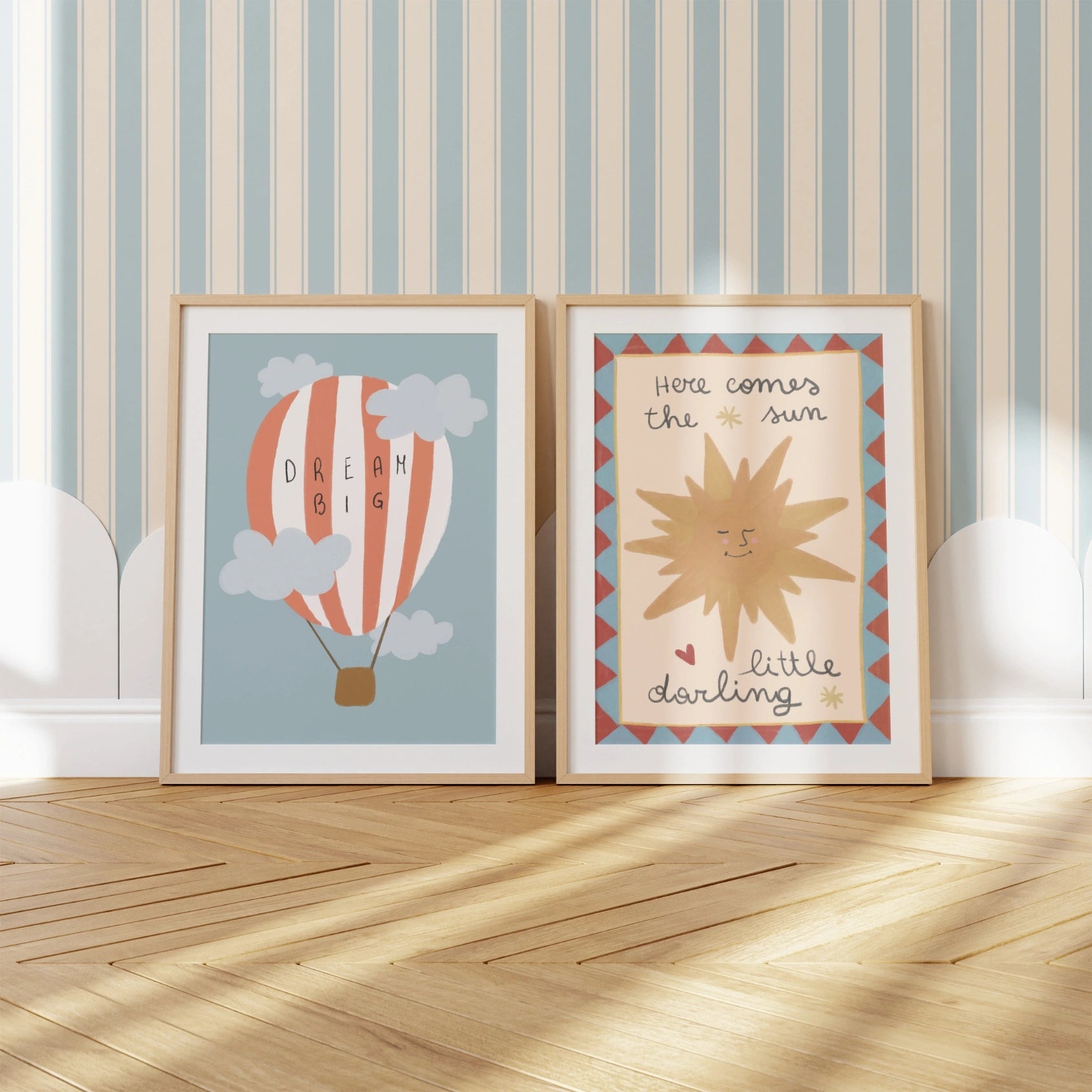 Sunshine Nursery Gallery Wall Set of 2