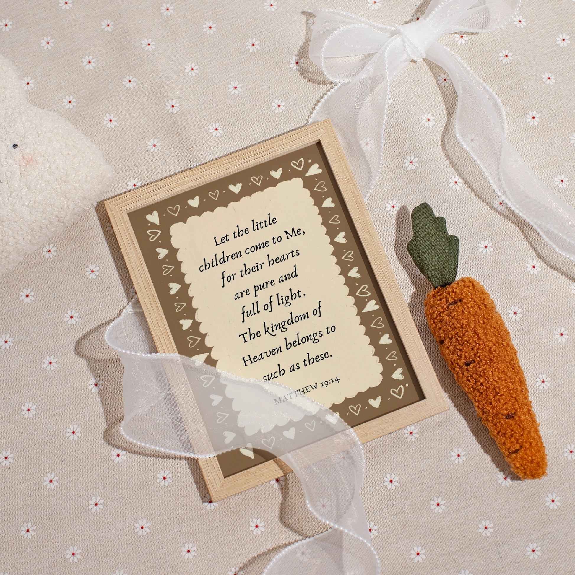 Neutral Christian Nursery Poster