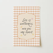 Inspirational Quote – Nursery & kids wall art