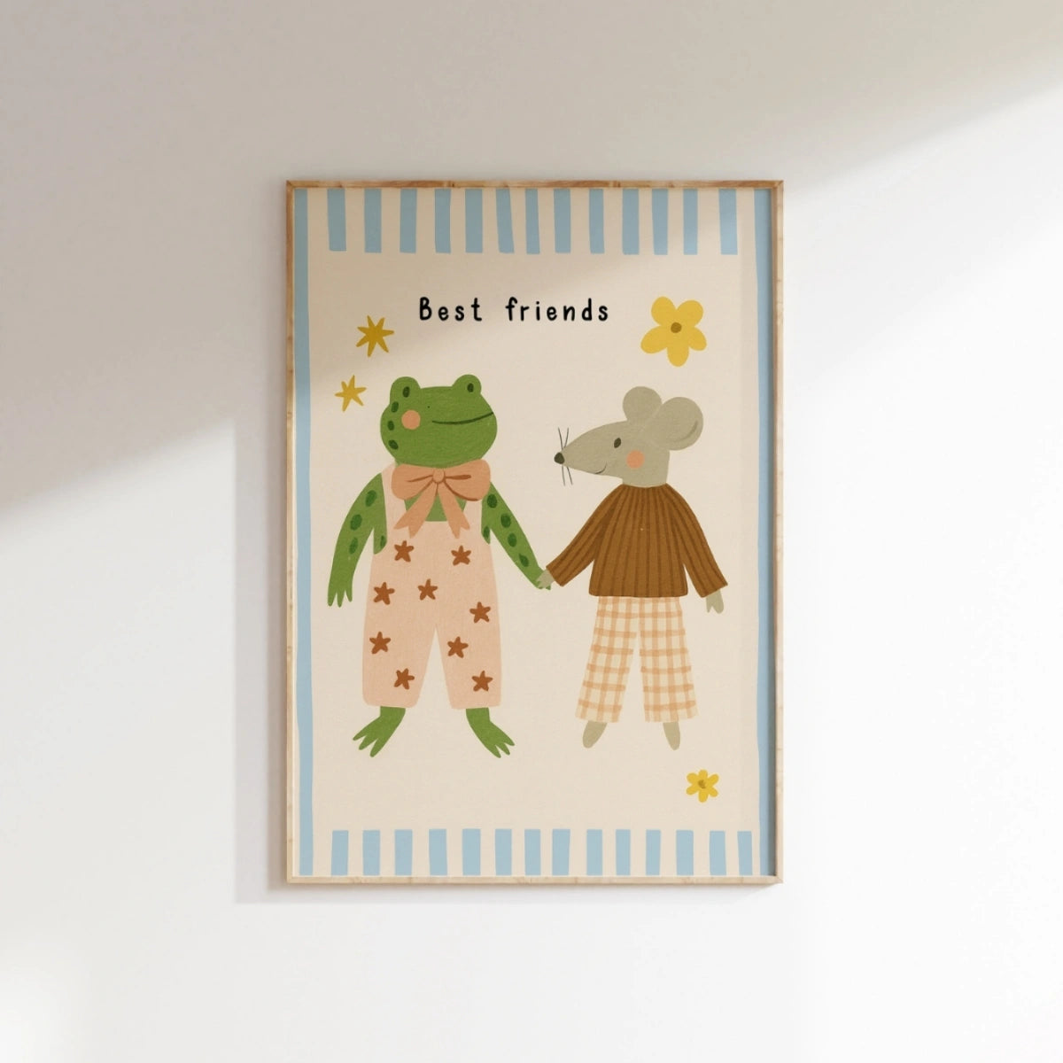 frog and mouse art, Boys Room Decor