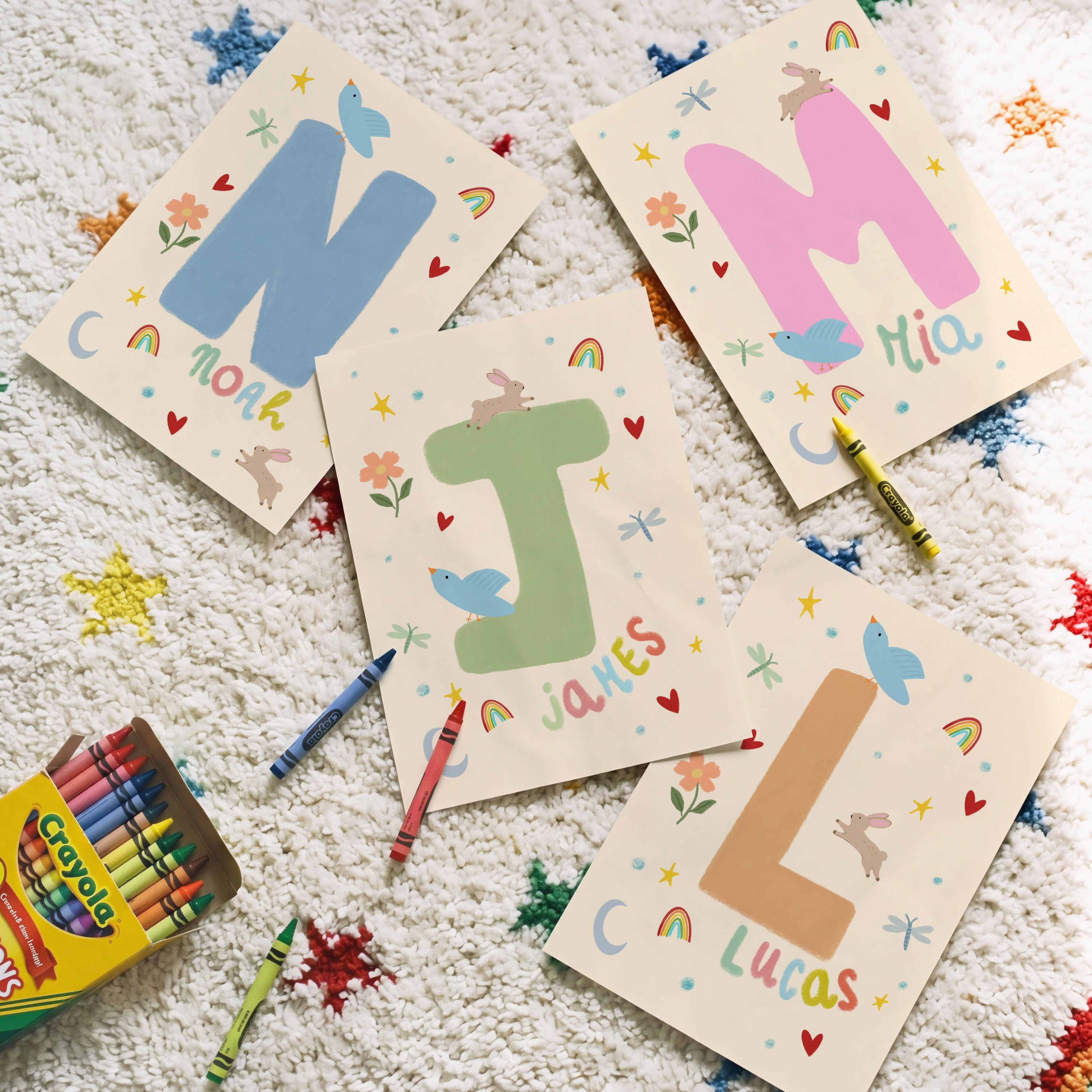 Personalized Nursery Name – Personalized wall art