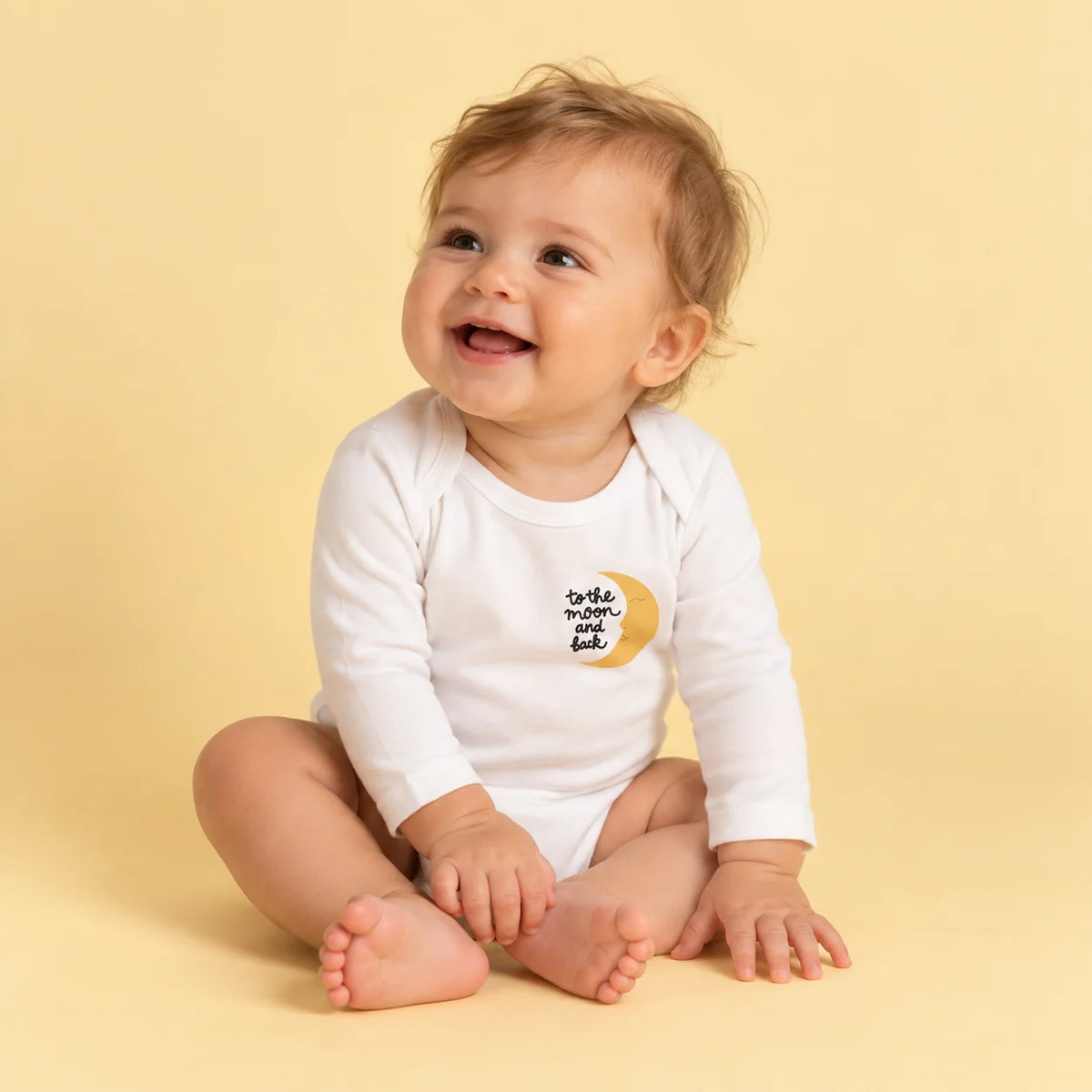 To The Moon and Back – Baby Long Sleeve Bodysuit