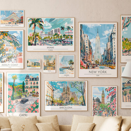 Trendy Travel, over 300 prints