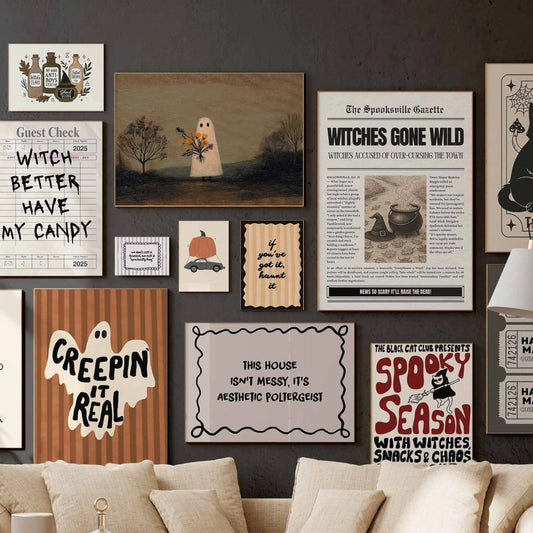 Handmade Halloween Decor - over 200 prints